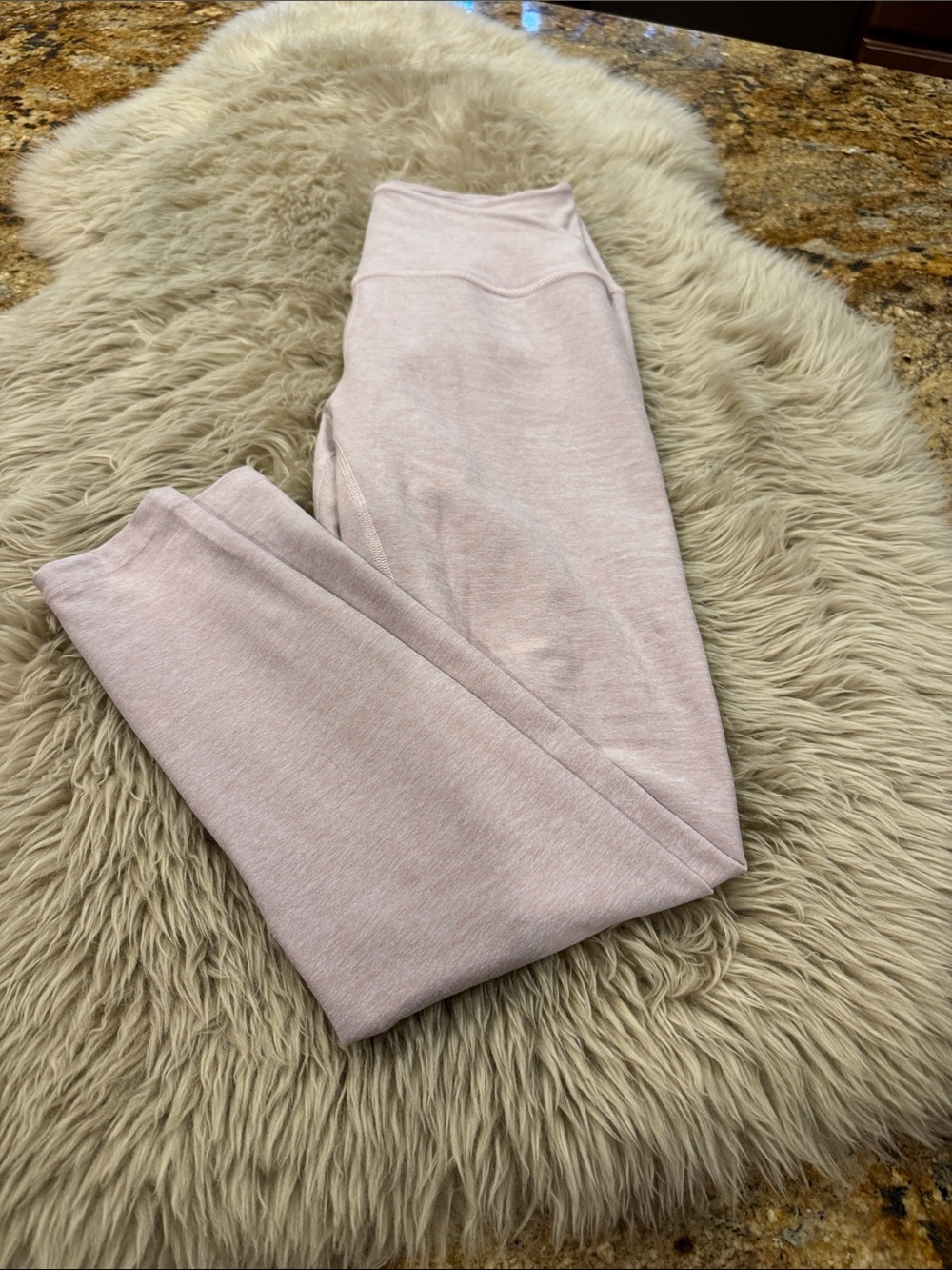 Beyond Yoga At Your Leisure Space Dye High Waist MIDI leggings size S. Pink